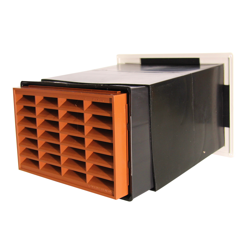 Anti-Draught ‘Black Hole’ Vario Ventilator with Airbrick - BM701
